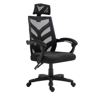 CF2980 Πολυθρόνα Γραφείου Διευθυντή, Mesh Μαύρο